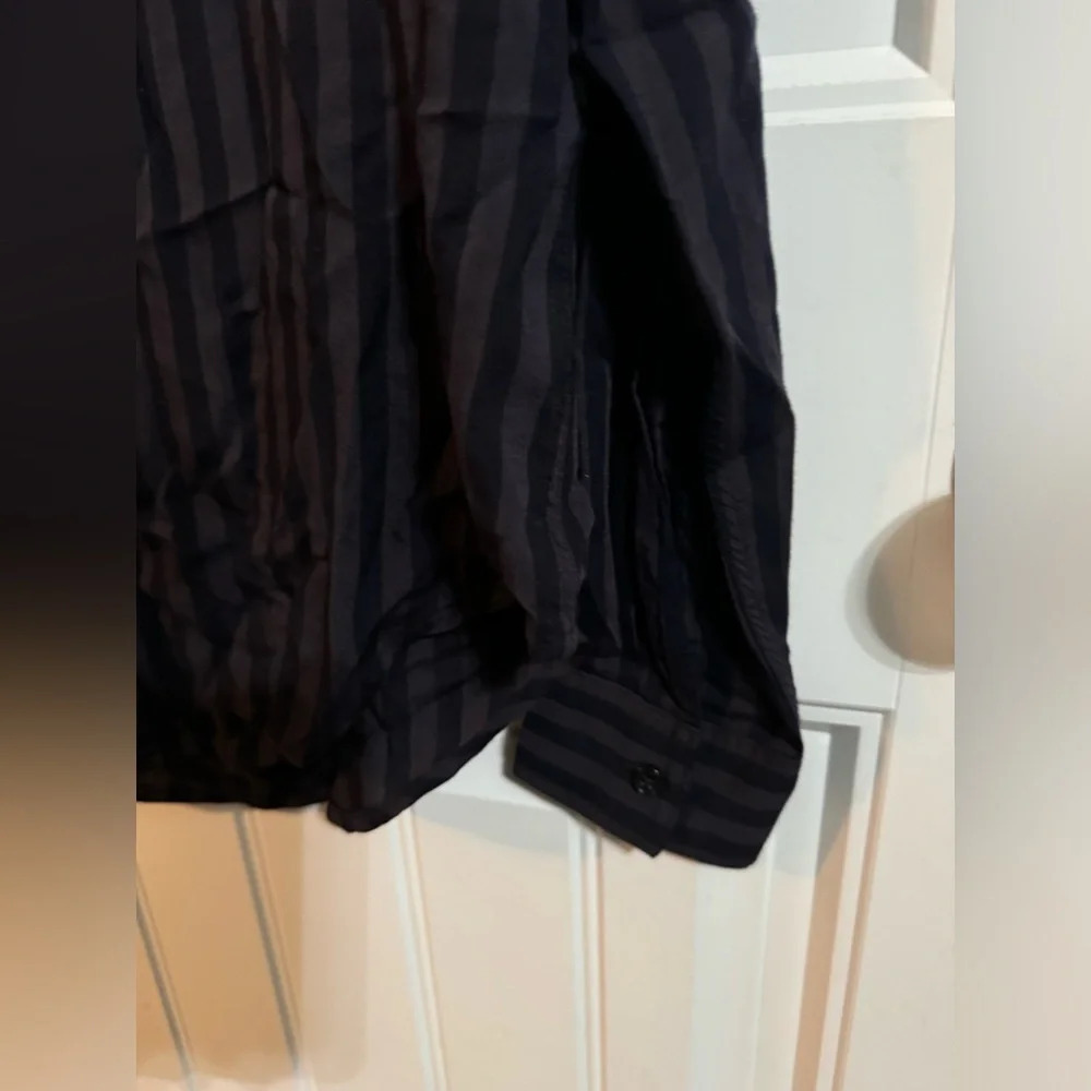 Rails Colette Charcoal Ink Stripe Button Down Blo… - image 3